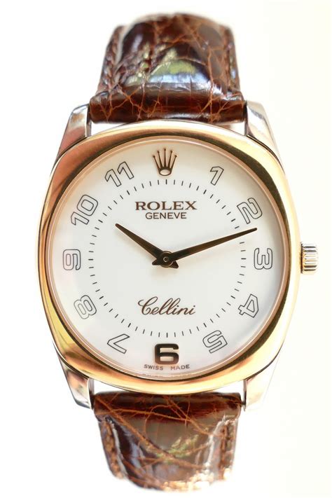 dresswatch rolex|Rolex cellini 18k gold watch.